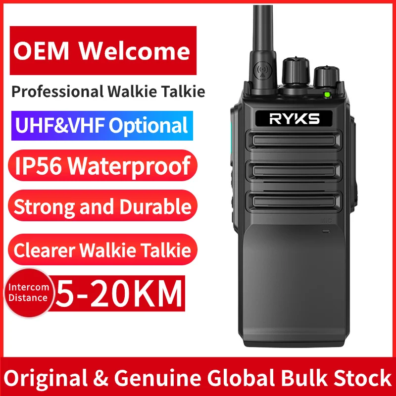 Walkie-talkie Profesional de alta potencia, Radio bidireccional de largo alcance, Comunicador, 10w