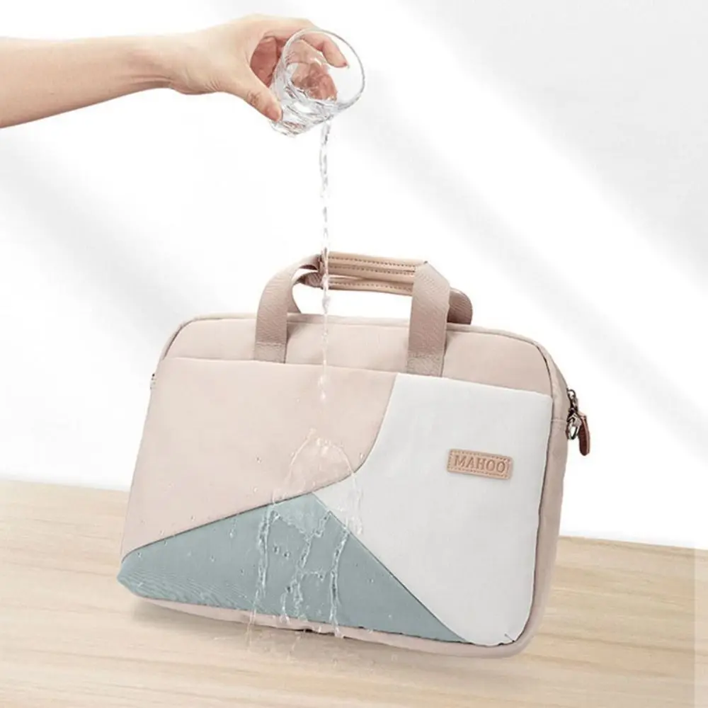 

Shock-proof Laptop Sleeve Bag 15.6 Inch Oxford Cloth Notebook Handle Bag Durable Thin and Stylish Computer Protective Case