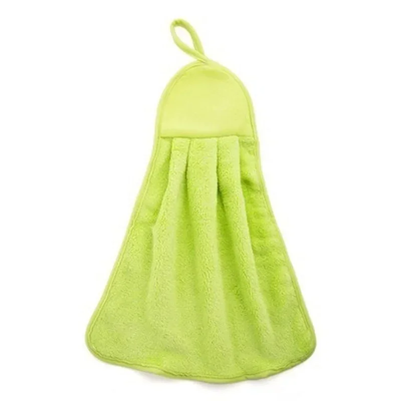 Hand Towel Soft Chenille Hand Towel Super Absorbent Hanging Wipes Cloth Plush Sponge Microfiber Towels Bathroom Kitchen Supplies