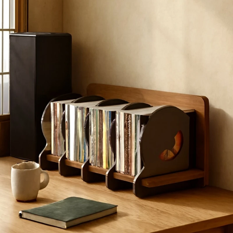 

CD DVD Media Organizer, Multifunctional Desktop Display Shelf, Sturdy Multifunctional Media Storage Rack for Blu-ray Cassette