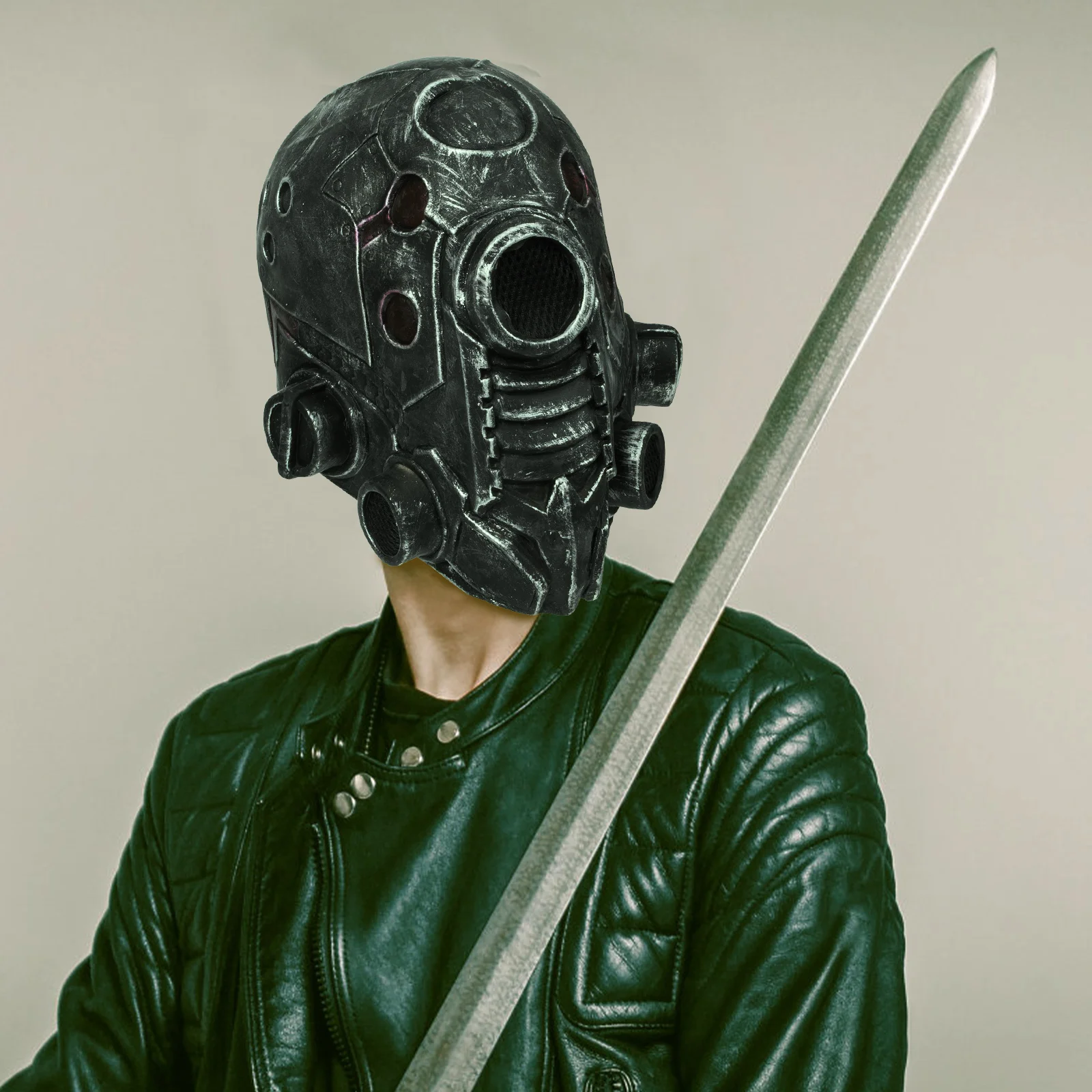 

Steampunk Mask Halloween for Adults Scary Masks Party Costume Accessories Robot Masks Masquerade Props Cosplay Costumes Flexible