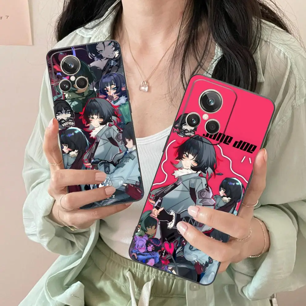 

Zenless Zone Zero Jane Doe Phone Case for Realme 15 14 13 12 11 10 9 Pro Plus T i Lite 5G Colorful Printing Cover Luxury Pretty