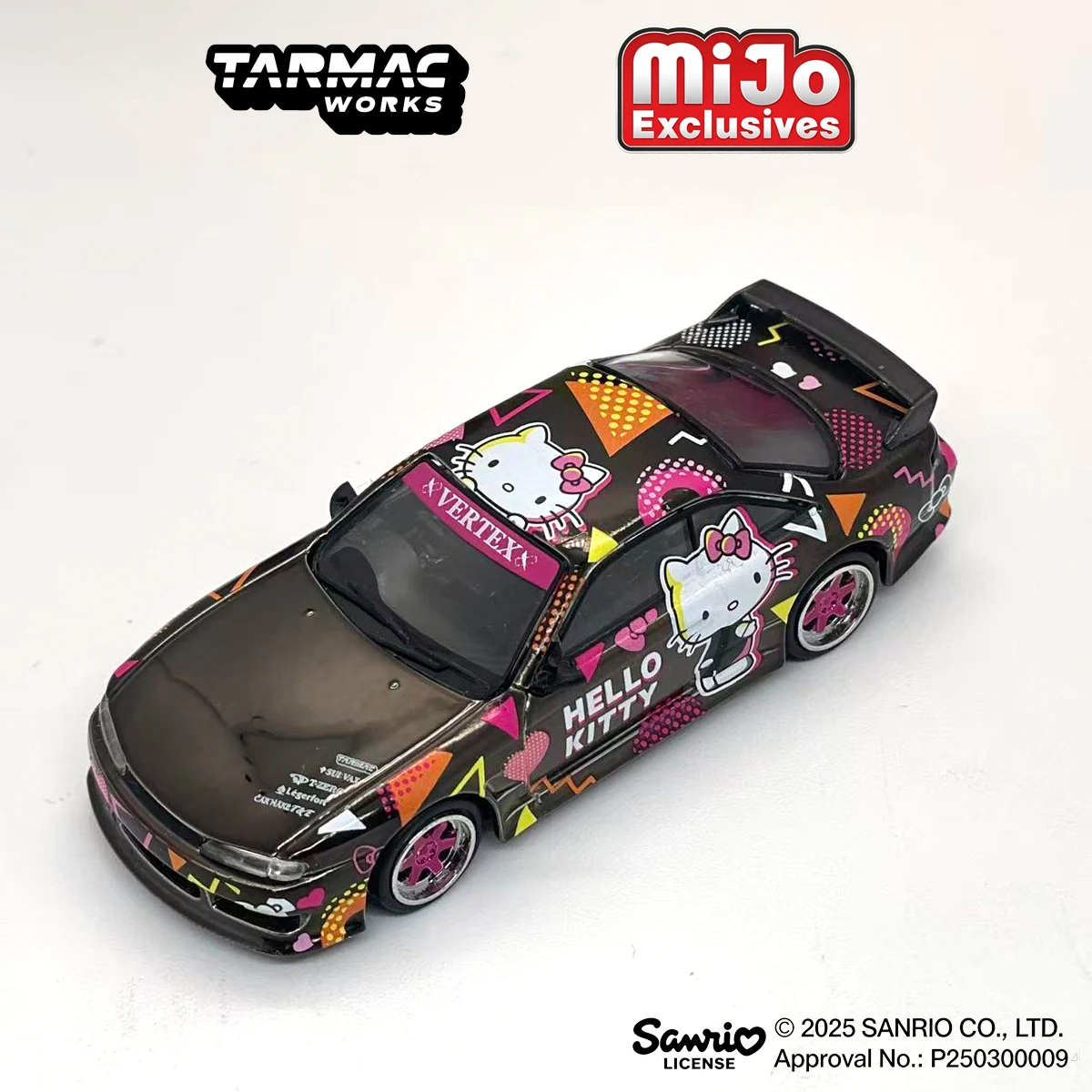 T64G-018-HK In Stock 1:64 Vertex Silvia S14 Sanrio Hello Kitty