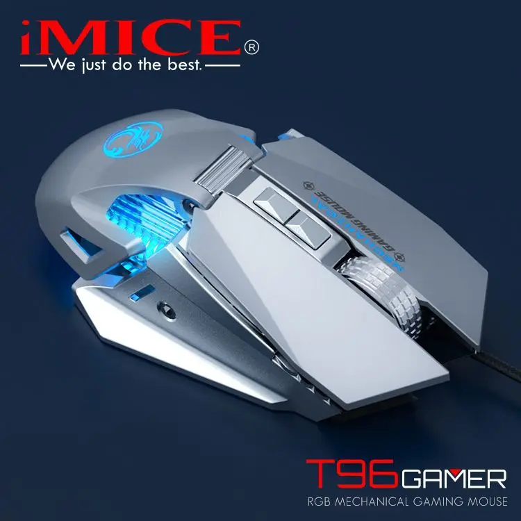 Imice Manufacturer USB Wired RGB Light E-Sports Machinery Mouse