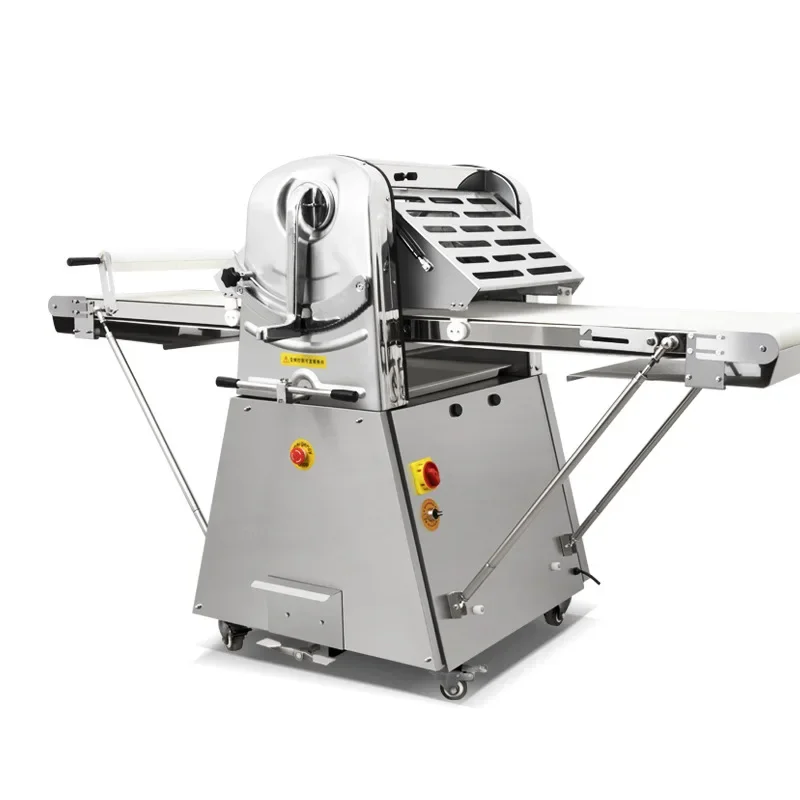 Automatic Dough Pastry Sheeter Roller Machine Vertical Stand Table Top Dough Sheeter Machine Food Processor Croissant Machine