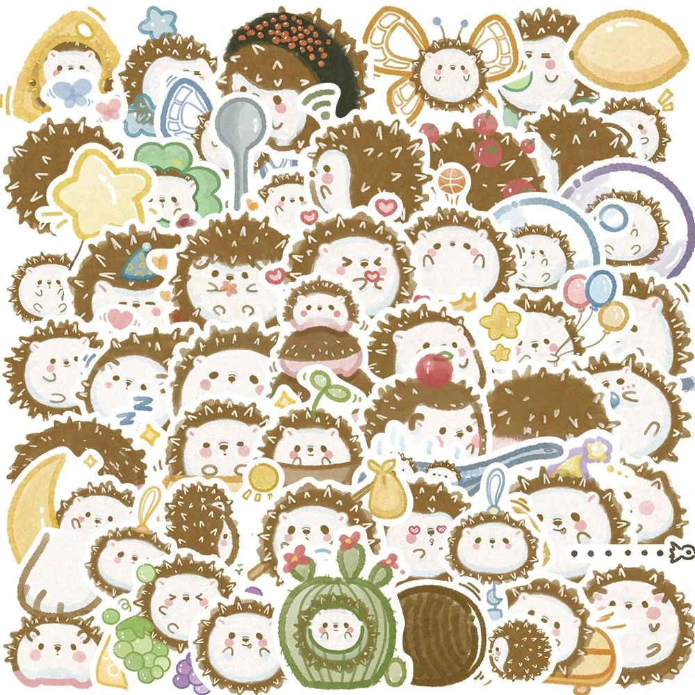 

10/30/50pcs Cute Animal Hedgehog Graffiti Stickers Cartoon Decal Kid Toy DIY Scrapbook Guitar Helmet Car Waterproof Sticker Gift
