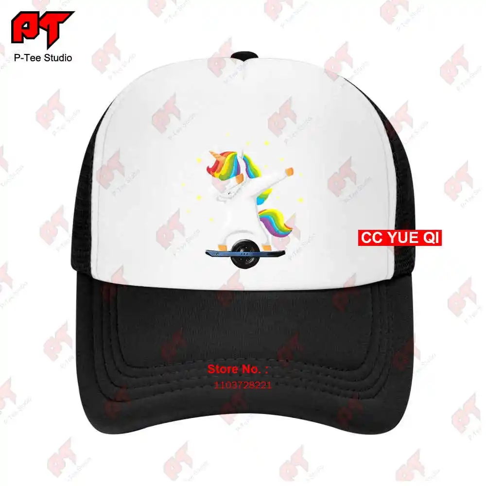 Skating Dabbing Unicorn On Onewheel Baseball Caps Truck Cap KJ61