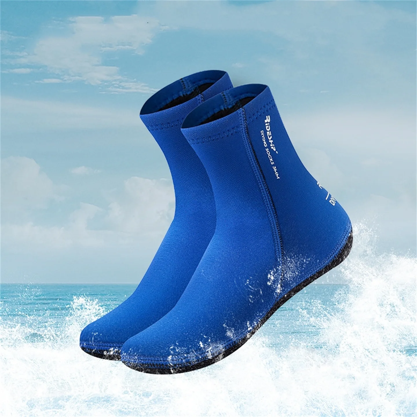 

Пляжные носки для дайвинга, 3 мм, морозостойкие и теплые мужские и женские носки для подводного плавания, противоскользящие, противоскользящие, с защитой от царапин, снаряжение для дайвинга