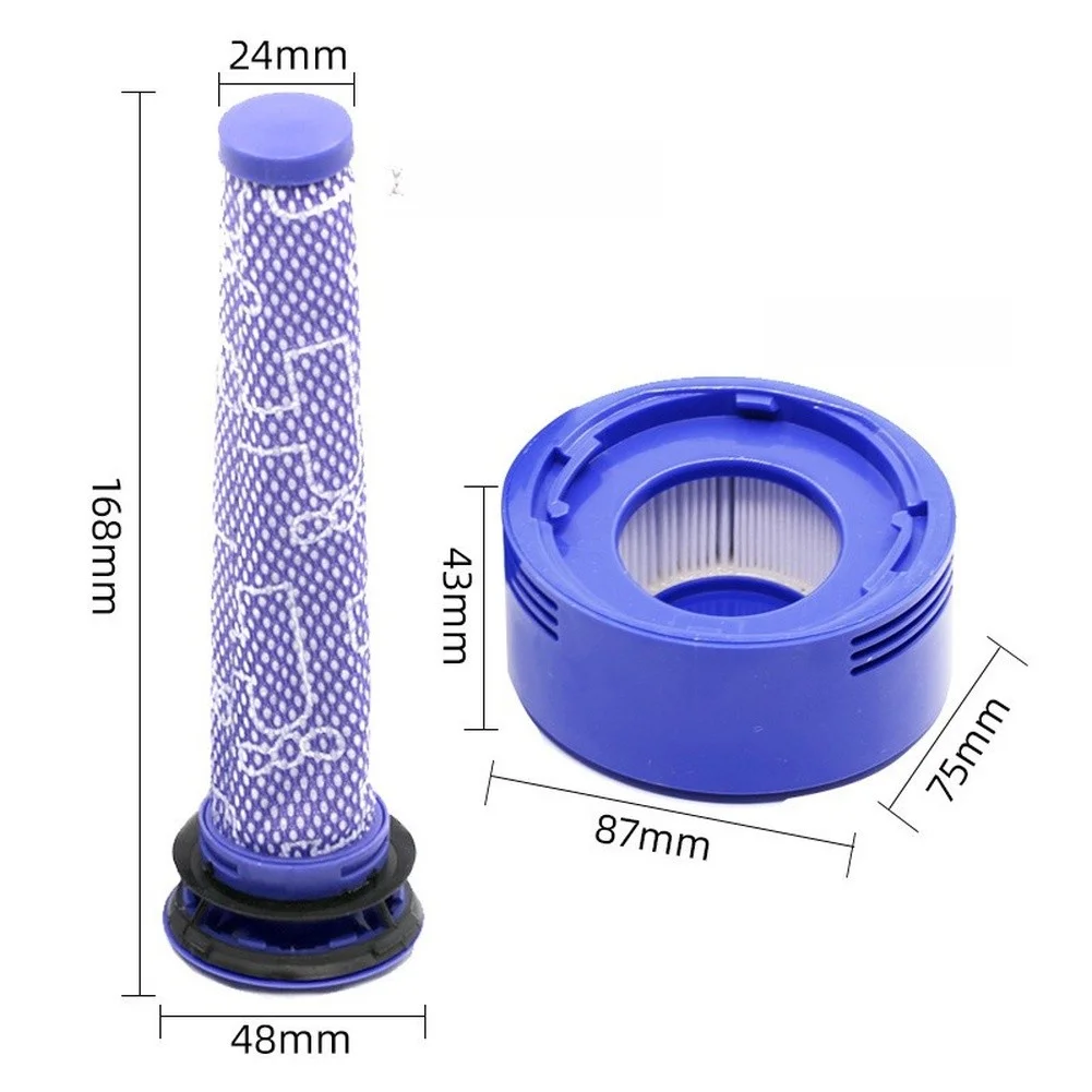 Replacement Air Filter V8 Vacuum Filter For Daily Home Use High Efficiency Capture Pet Dander Control Easy Install Design