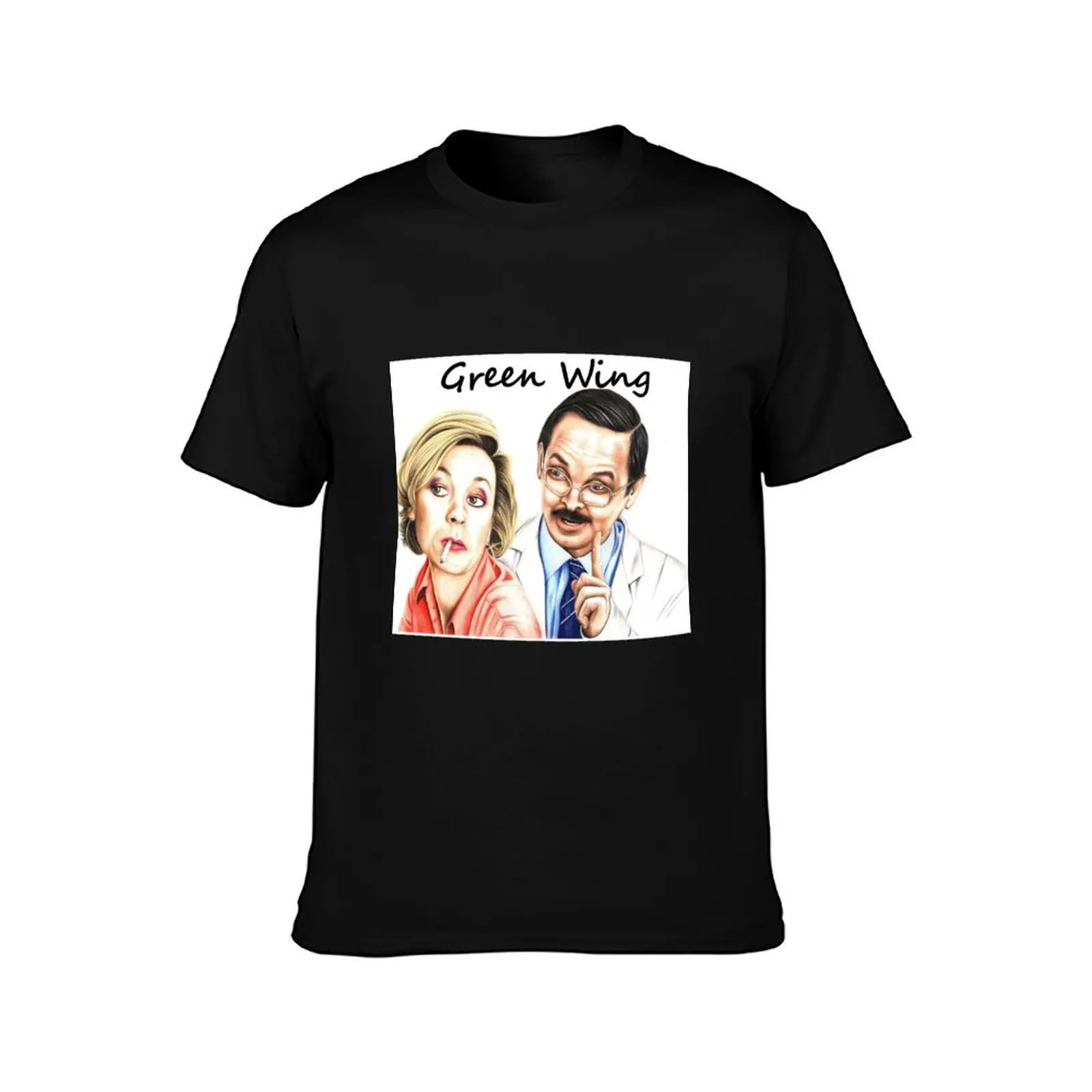 Green Wing's tragic lovers T-Shirt funny t shirts cotton T-Shirt