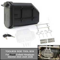 For Royal Enfield Himalayan 450/452 2024+ Side Decorative Box Motorcycle Waterproof Toolbox Right Left Side Boxes