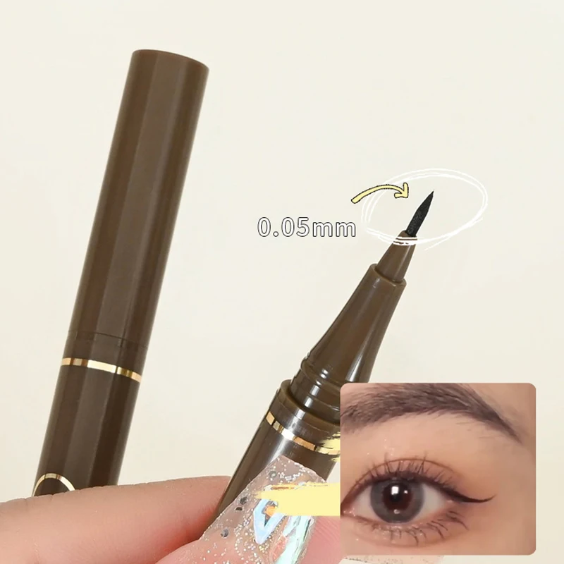 Lasting Eyeliner Liquid Pen, Matte, Smooth, Quick Dry, Impermeável, Não manchas, Ultra-fino, Cílios Inferiores, Cosméticos Ferramentas