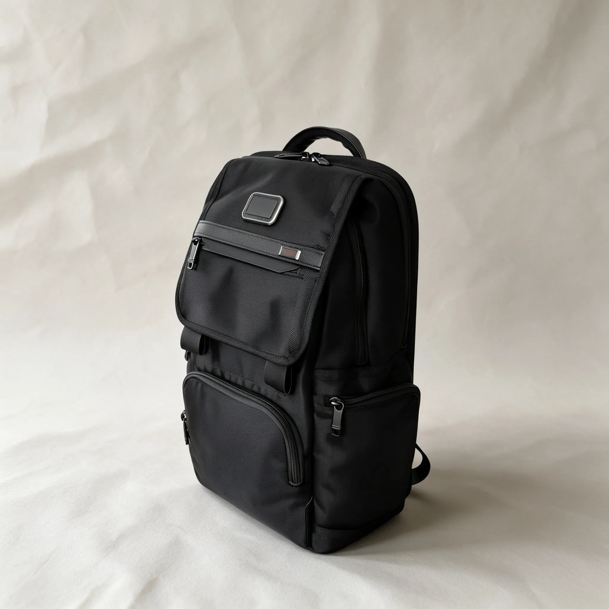 Minimalist Classic Ballistic Nylon Backpack for Men, Stylish Large Capacity Business Commute School Bag view 6