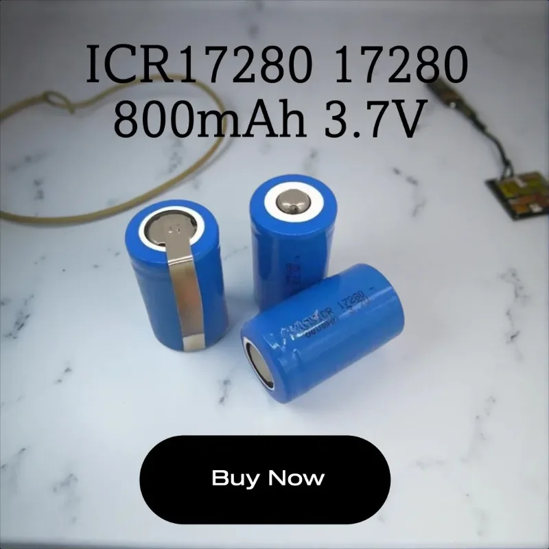 

Brand New ICR17280 17280 800mAh 3.7V Electric Toothbrush Rechargeable Lithium Battery High Qualty Bateria Tip/Flat Head