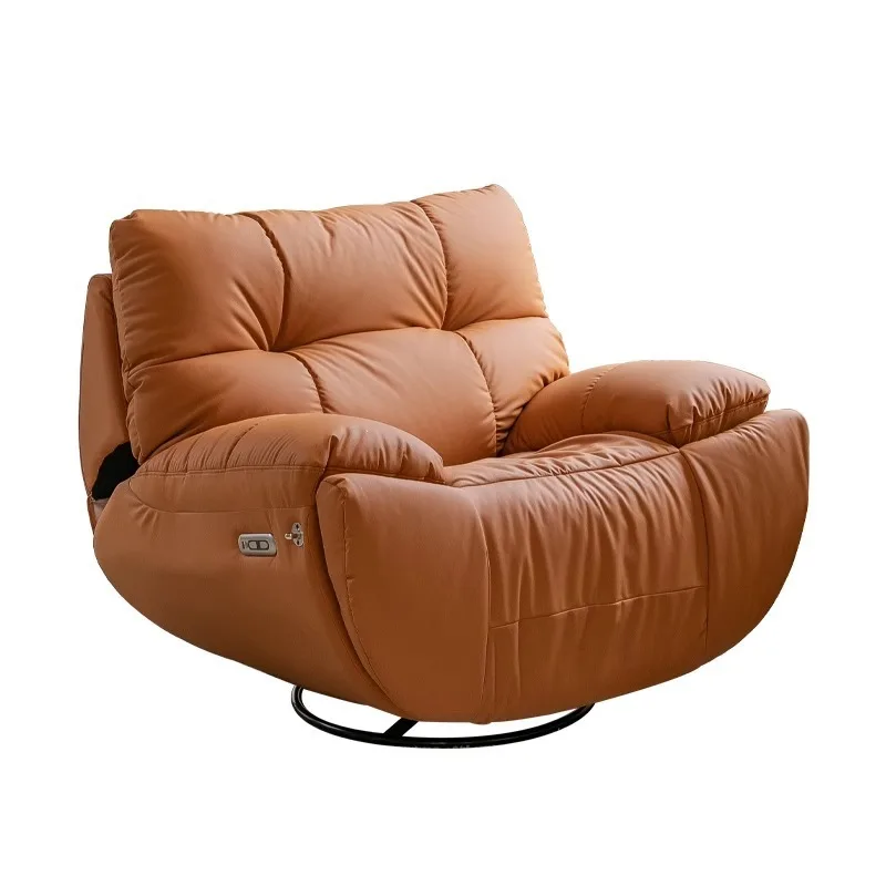 First-class space capsule sofa chair: single sofa for balcony and living room, reclining or sleeping, electric multifunctional