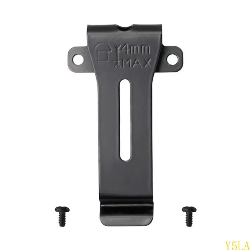 Y5LA Two Way Radio Belt Clip With Adjustable Angled For Comfortable Enhances Mobility