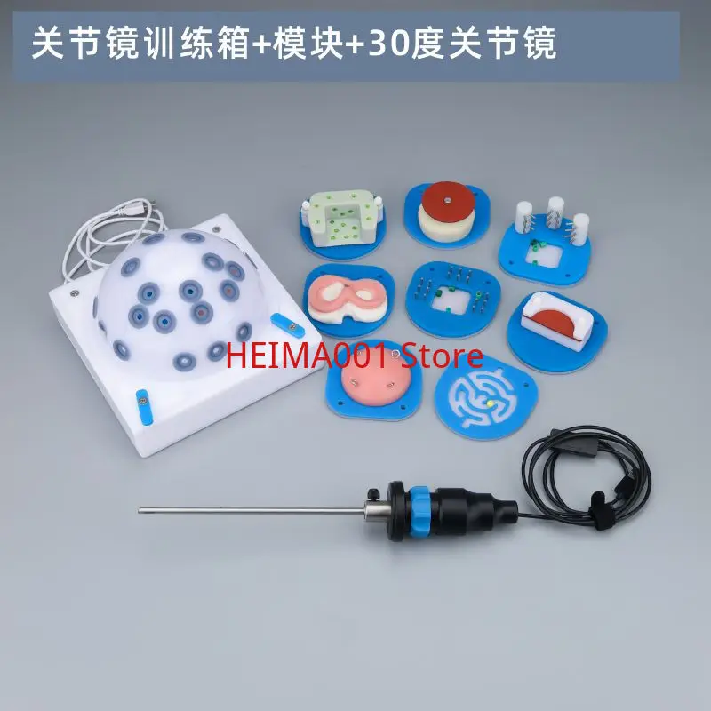 Endoskill Arthroscopic Surgery Simulation Training Kit Exercise Set 30 Degree Adjustable Focus Mirror with Display