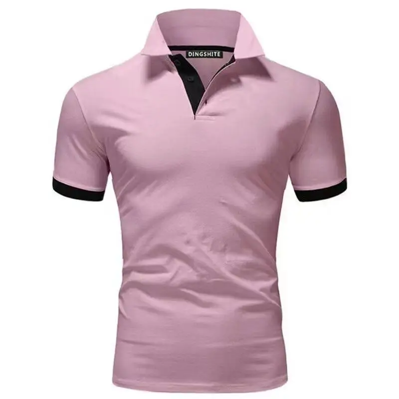 Men\'s Summer Polo Shirt Man Business Casual T Shirt Breathable Golf Sportwear Short Sleeved Tops for Male Size S-8XL