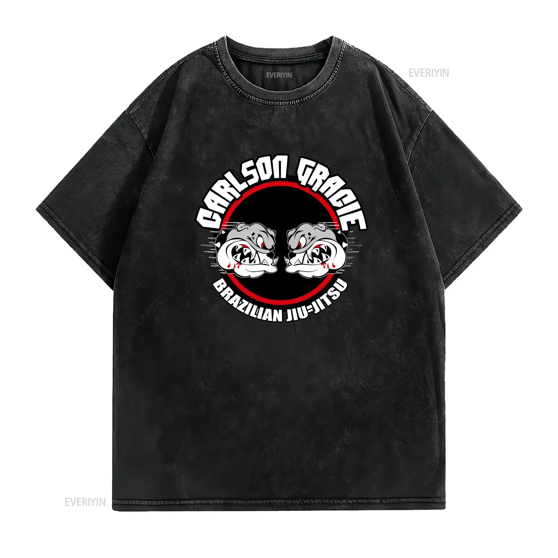 NEW LIMITED Carlson Gracie Brazilian Jiu Jitsu Martial arts Cl T Shirt vintage Washed designer clothes homme fashion Stylish view 2