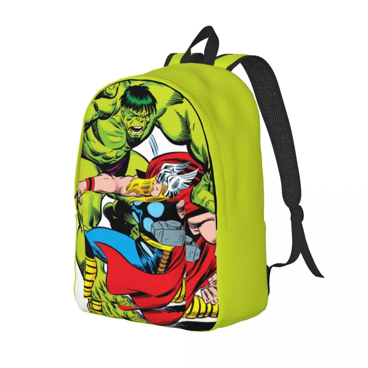 Niestandardowy Hulk VS Thor Klasyczny podróżny plecak płócienny Mężczyźni Kobiety Szkoła Laptop Bookbag College Student Torby na co dzień