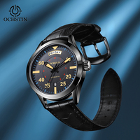OCHSTIN Pilot Watch for Men Automatic Mechanical Day Date Army Sports Male Clock Business Dress Field Wristwatch Boyfriend Gift