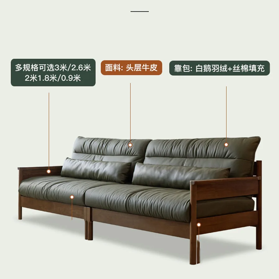 Wooden Living Room Sofas Modern Furniture Luxury Living Room Sofas Sectional Leather Confort Nordic Hotel Bedrooms Sedie Sofas