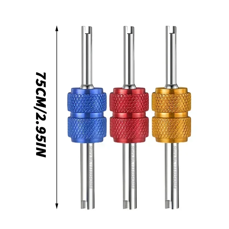 Universal Tire Valve Core Stems Remover Screwdriver Auto Truck Bicycle Wheel Repair Tool Dual Use Car Accessories Tire Remover