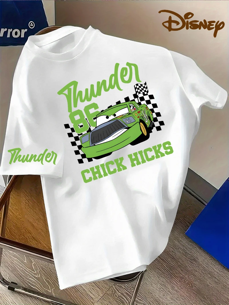 

Disney Cars Lightning McQueen Graphic T-Shirt - Men'S Summer Casual Short Sleeve Tee