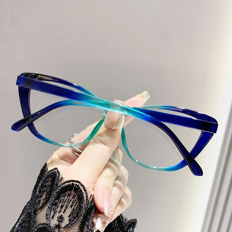 2025 Cat Eye Myopia Glasses for Women Men Ultra-light Near Sight Eyewear Fashion Prescription Eyeglasses Diopter 0 To -3.0
