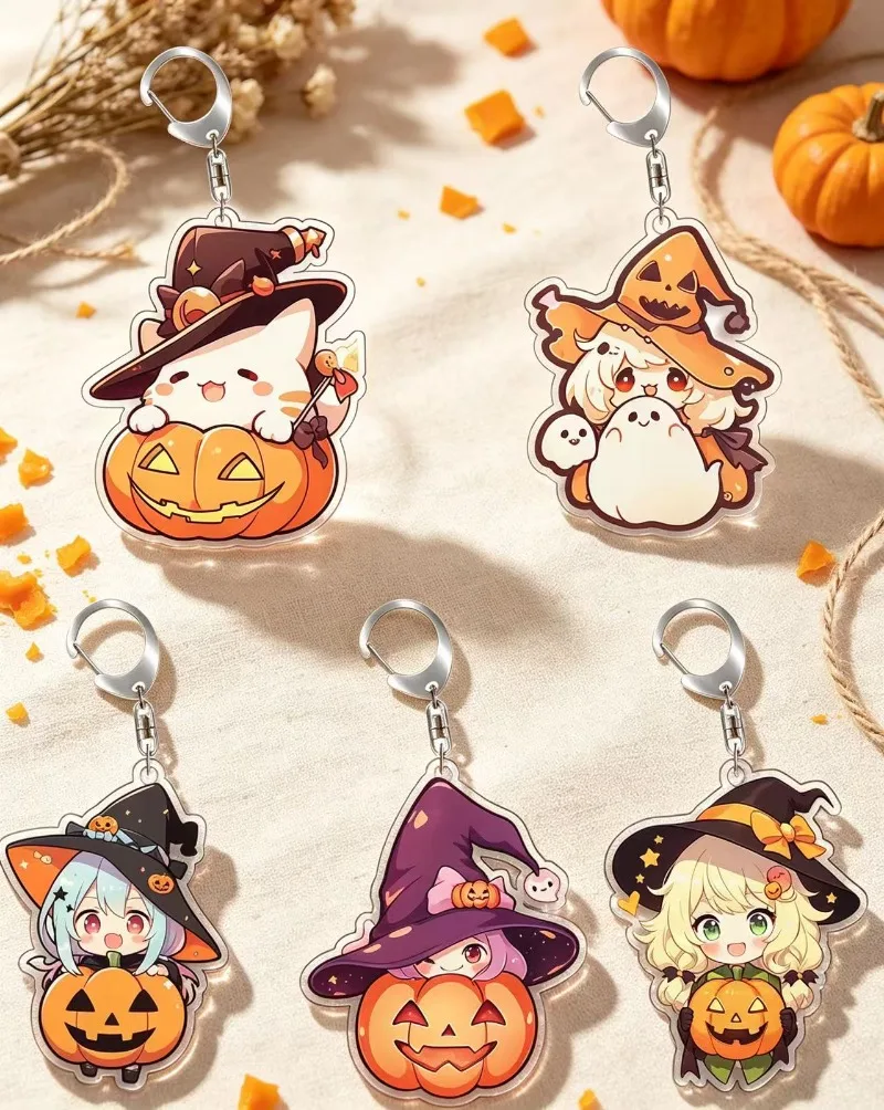 Collectible cute keychain ornament Acrylic Selfmade Keychain Cute Backpack Pendant Key Chain Game Fans Gift Ornaments 5cm