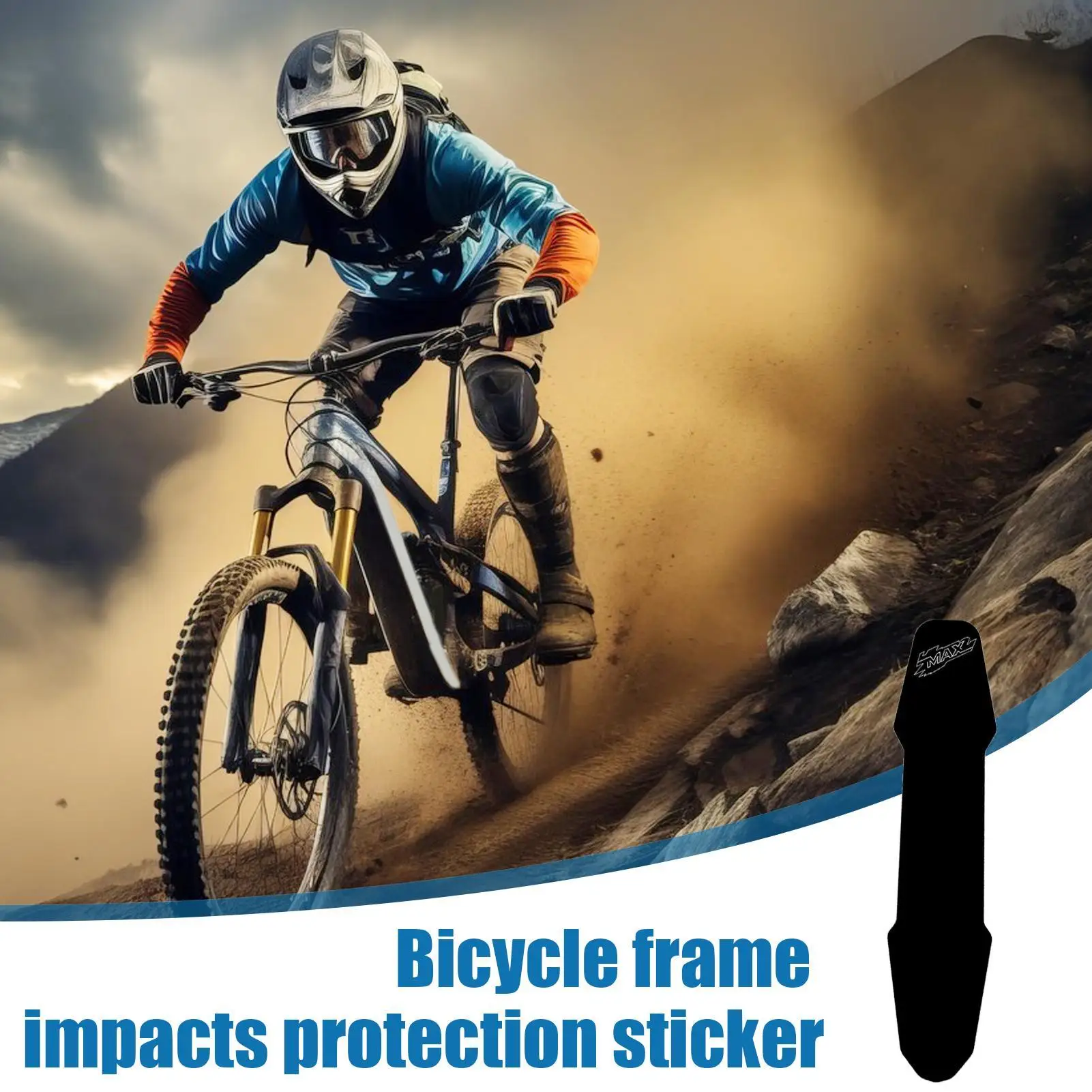 

Bike Frame Protection Bicycle Frame Protection Tape Anti-Collision Protective Stickers For Paint Scratches Damage Front Rear