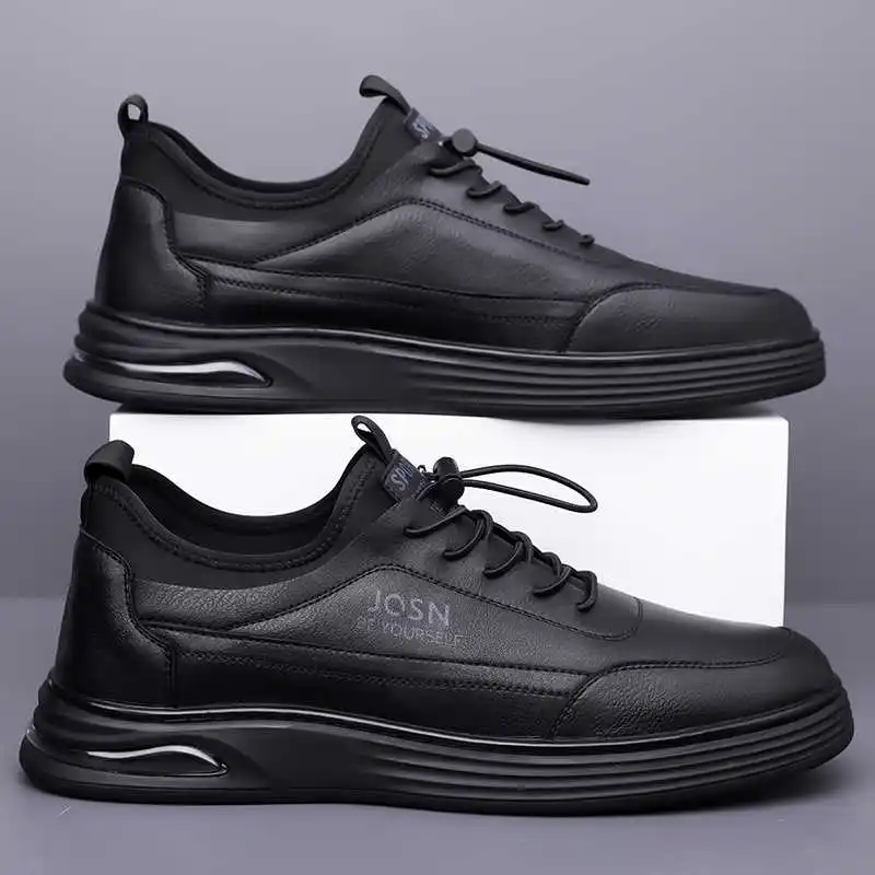 

Round Nose Spring-autumn Brown Shoes Skateboarding Welcome Deal White Sneakers For Man Sport Releases Universal Brand