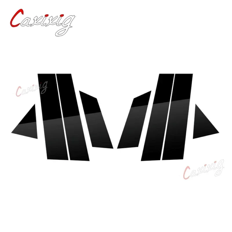 

For Ford Ecosport 2013 2014 2015 2016 2017 2018 2019 2020 2021 Car Door Window Pillar Center Post Cover Trim Stickers Styling