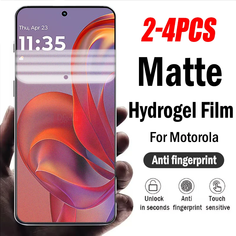 

2-4Piece Easy-Installation Matte Hydrogel Film for Motorola Edge 60 50 30 Neo Screen Protector for Edge 30 20 Pro Lite Soft Film
