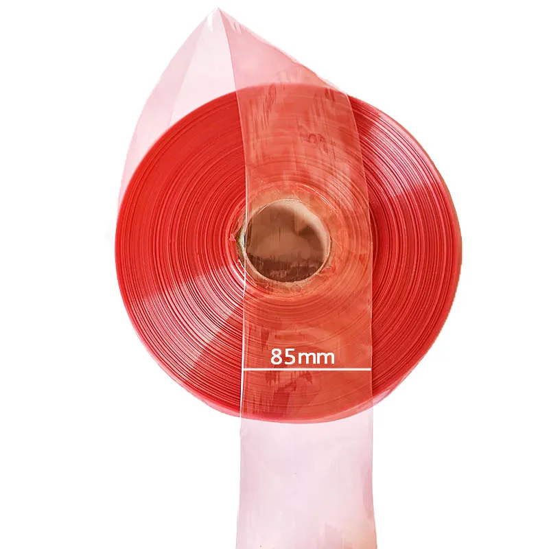 Width 85mm 1/3/5M Plastic Sausage Casings for Sausage Maker Machine Meat Sausage Hog DIY Kitchen Tools Red Green Brown Kitchen