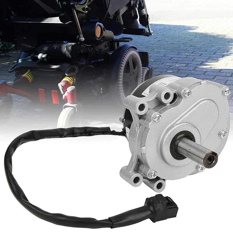 250w 24v 75rpm / 120rpm Low Speed Brush Motor, 44mm Longer Shaft, Shaft Diameter 17mm , Wheel Chair Used DC Gear Brushed Motor