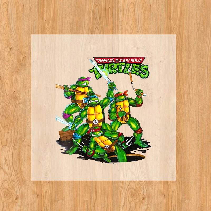Teenage Mutant Ninja Turtles Heat Transfers Sticker Cartoon Print T-shirt Patche Iron Transfer Sticker Thermal Decal DIY Gift view 6