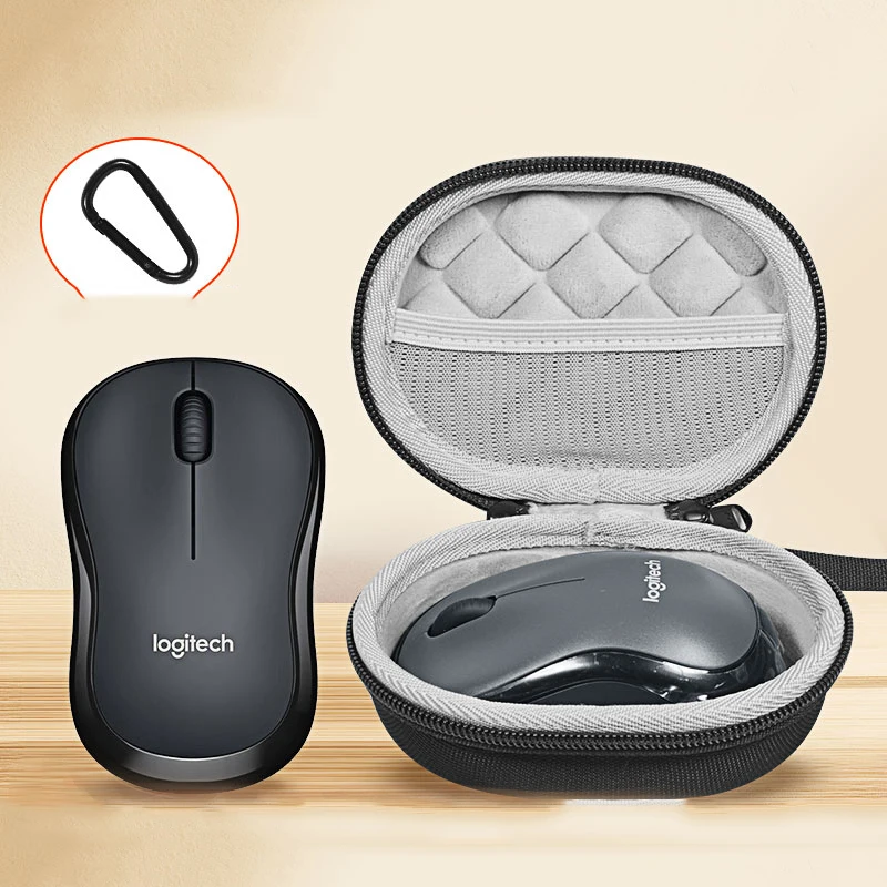 Estojo para mouse suspenso EVA, Saco de armazenamento rígido para Logitech M220, M221, Mouse sem fio Bluetooth