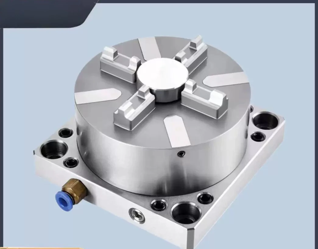 80mm 100mm Pneumatic manual Chuck for EDM Spark Machine Electrode Clamping Precision CNC Engraving Chuck apply to ER Interface