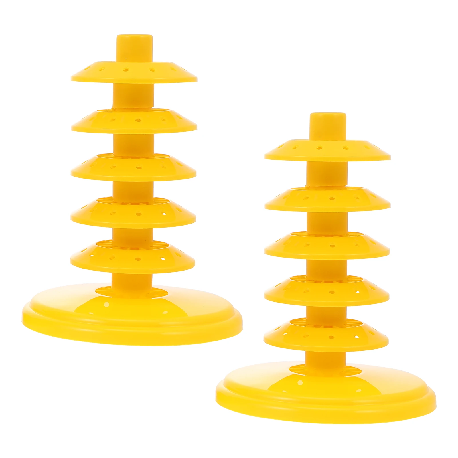 

Ring Shaped Porous Lollipop Display PP Material Storage Rack Dessert Cake Holder Adjustable Layers Sucker Sugar Decor