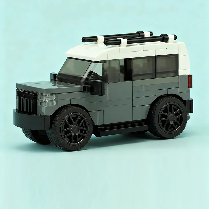 Speed Racing Car Model MOC Building Bricks Donk Off-Road Vehicle Modular Technology Children Holiday Gifts Assemble Toys Suit