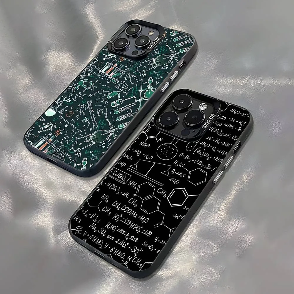 

Periodic Table Chemistry Phone Case For iPhone 16,15,14,13,12,11,Pro,XS,Max,Plus,Mini,SE Black Candy Matte Shockproof Cover
