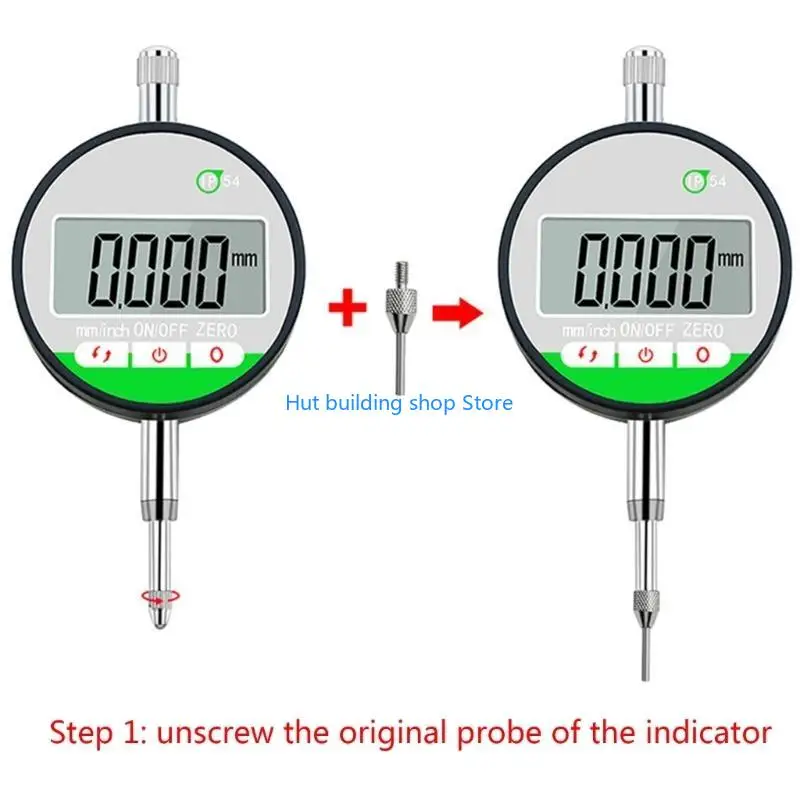 T21C 62MM / 98mm / 0-12.7mm Chỉ báo kỹ thuật số Máy đo số đo kim loại.