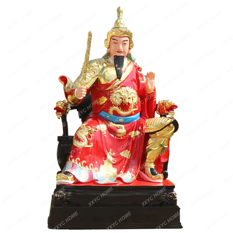 Huayin Hall Yang Liulang Statue Yang General Zhang Fei Yue Fei Shop Temple Decoration Resin Fiberglass Buddha Statue