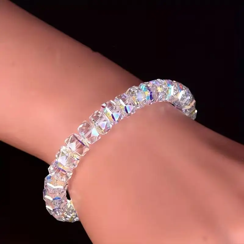 1 Stück Armband aus natürlichem Opal, dehnbares, elastisches Schmuckband, hilft, das emotionale Gleichgewicht zu bewahren. – Detail 4