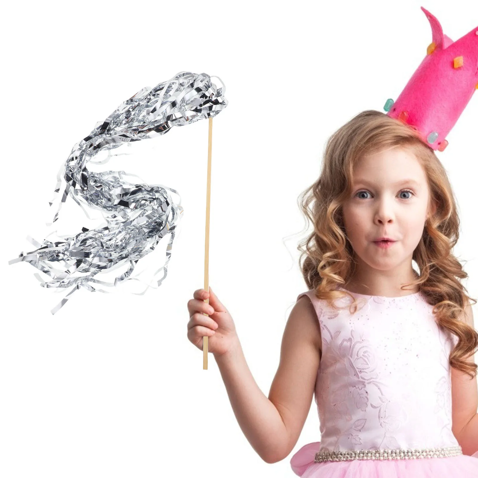 

10Pcs Light Up Wedding Wands LED Fairy Glow Sticks Ribbon Streamers Bright LED Sticks for Weddings Parties Events