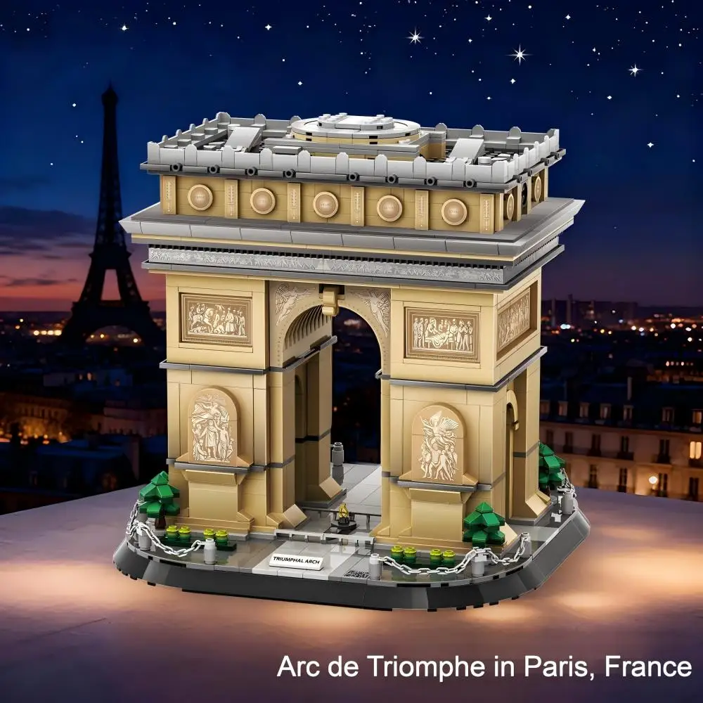 

World Famous Landmark Building Models - European Architecture Set for Appreciation, Cultural Display Project & Gift
