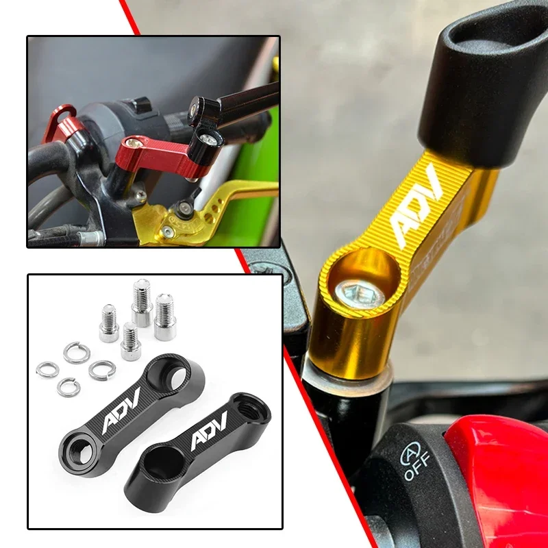 For Honda ADV ADV150 ADV350 ADV 150 350 Motorcycle Accessories Aluminum Mirrors Riser Extension Bracket Rearview Mirror Extend