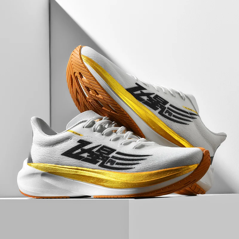 

New Men's Sneakers Racing Carbon Plate Sports Running Shoes Light Anti-Slip Professional Track Field Training Shoes Tennis Shoes