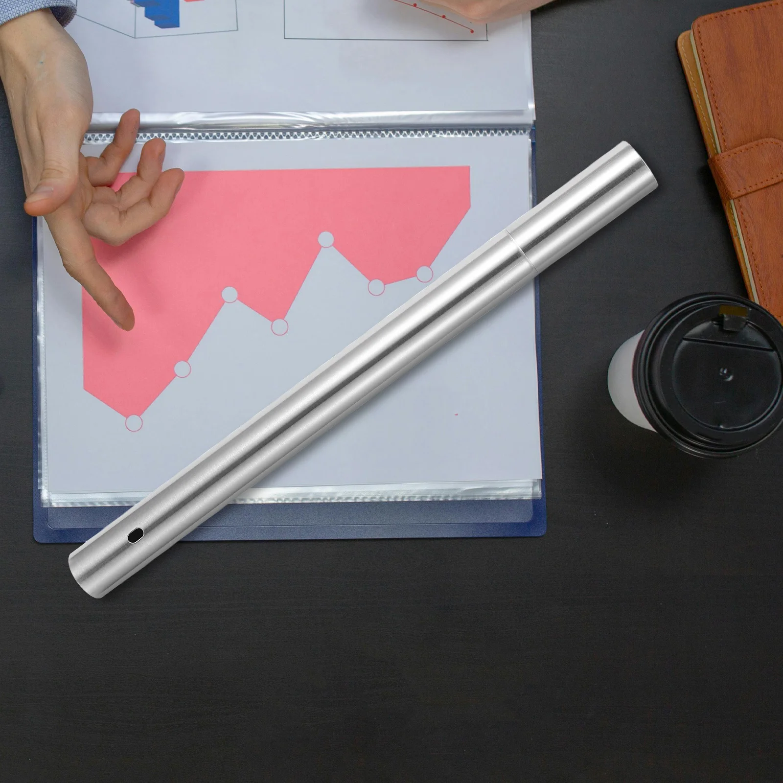 Трубка для хранения документов из нержавеющей стали, 12 дюймов, для свидетельств о рождении, дипломов, органайзер для важных документов, металлический домашний офис